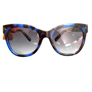 Karl Lagerfeld Havana cameo sunglasses- pristine